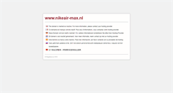 Desktop Screenshot of nikeair-max.nl