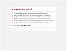Tablet Screenshot of nikeair-max.nl